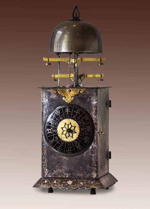 Japanse lantaarnklok Japanese Lantern clock made by Enchizen no Kami